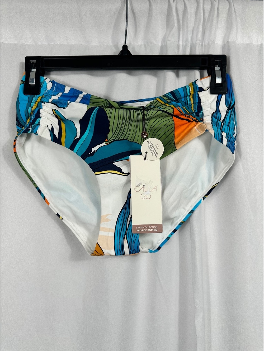 Calla Swim Collection Mid-Rise Bikini Bottom XS